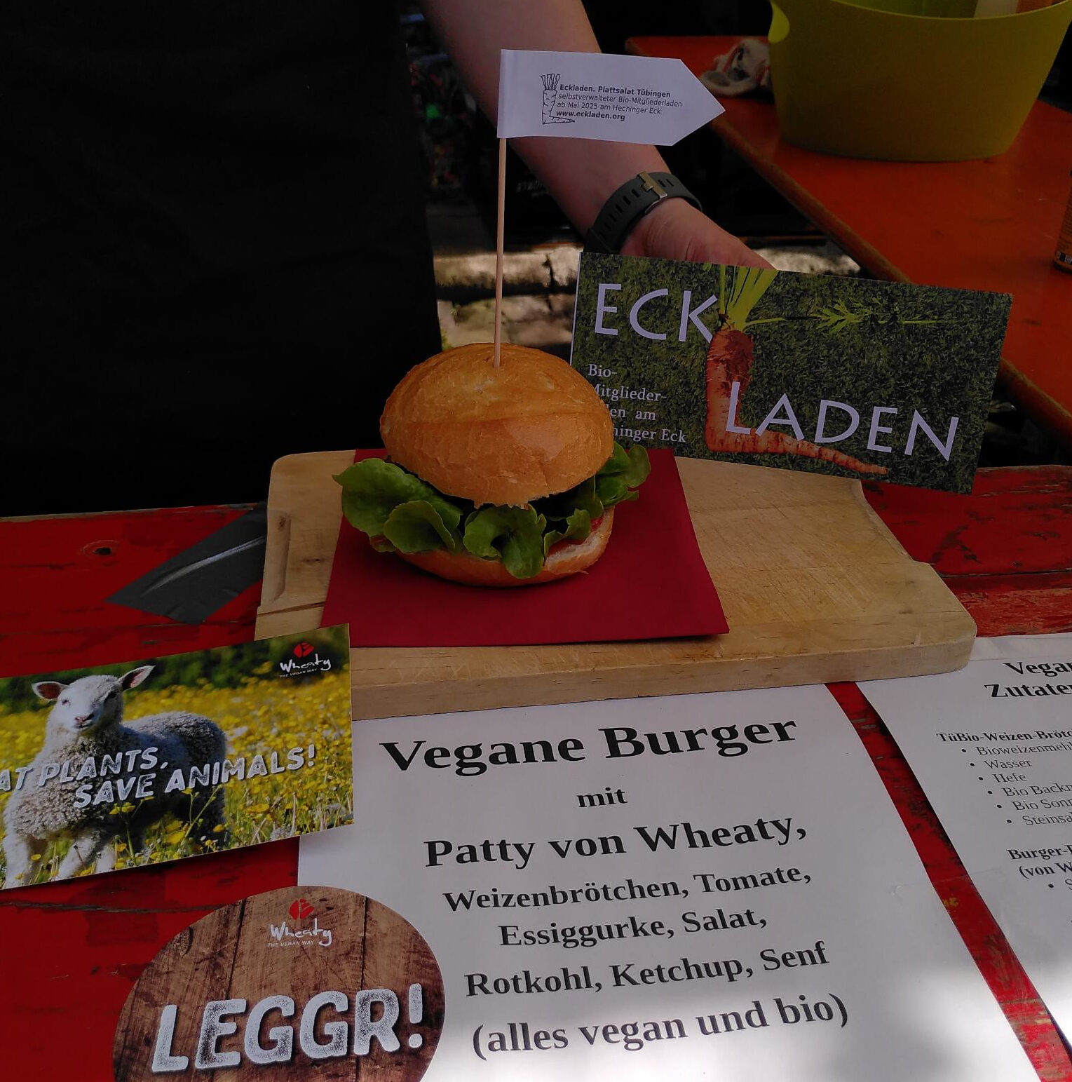 Leggere vegane Burger